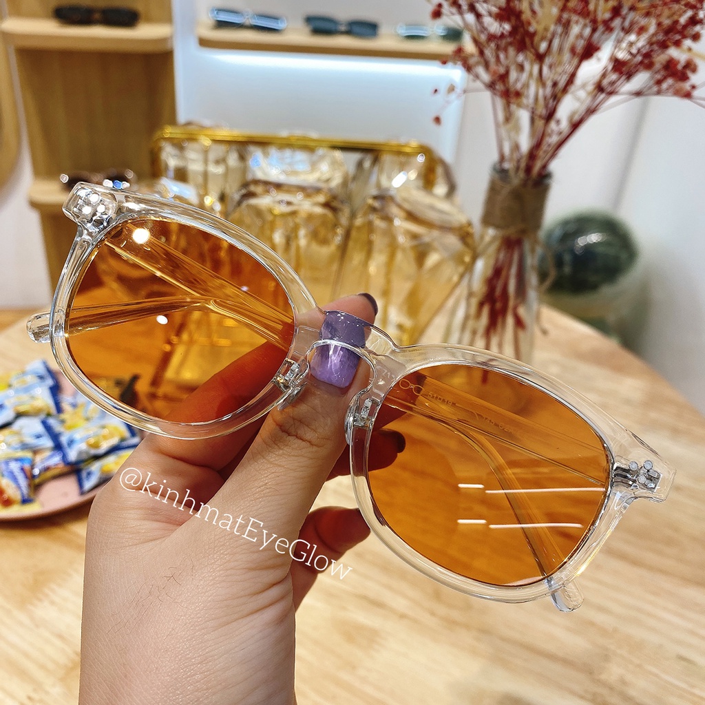 Kính mát thời trang Eyeglow thiết kế cá tính trẻ trung đi nắng siêu hot chống tia UV EG7120