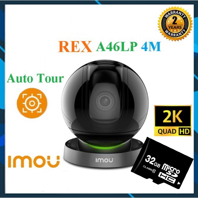 Camera 4M 2M WIFI (Xoay) Trong Nhà IMOU REX A46LP 4.0 Hình Ảnh Sắc Nét