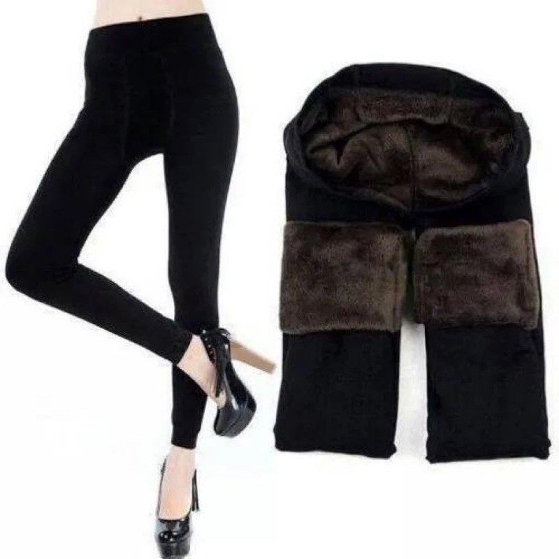 Quần Nỉ Lót Lông - Dáng Ôm