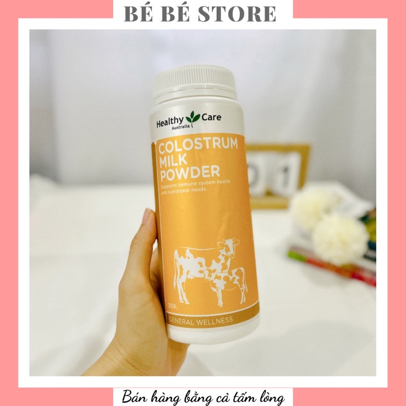 Date 2024 Sữa non Colostrum Milk Powder Healthy Care Úc 300g