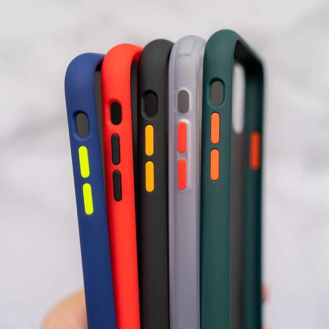 ỐP NHÁM CHỐNG SOCK , VA ĐẬP , BÁM VÂN TAY 5 MÀU THỜI TRANG IPHONE - Orio | BigBuy360 - bigbuy360.vn