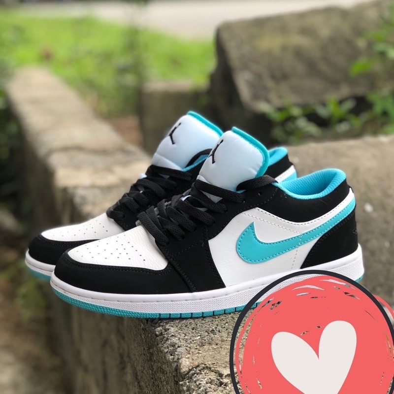 Giày 𝐉𝐨𝐫𝐝𝐚𝐧 xanh ngọc nam nữ, Giày 𝐉𝐨𝐫𝐝𝐚𝐧 1 cổ thấp xanh ngọc Sneaker JD1 xanh bản đẹp full box bill