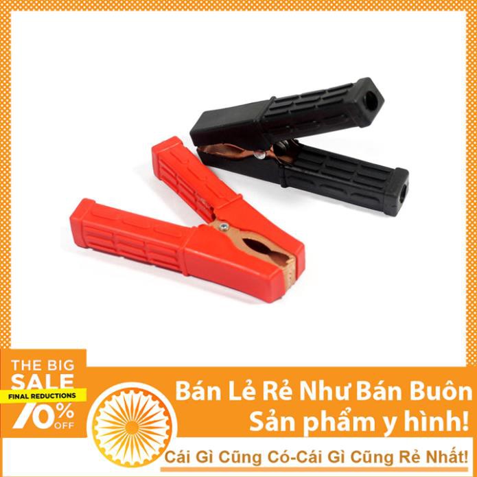 Bộ 2 Kẹp Ắc Quy 10cm Bọc Cao Su