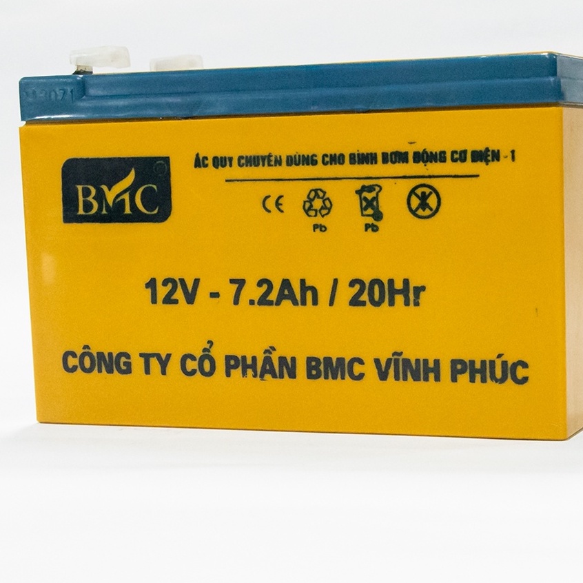 Bình ắc quy khô 7,5AH/12V Cam kết Hàng chính hãng