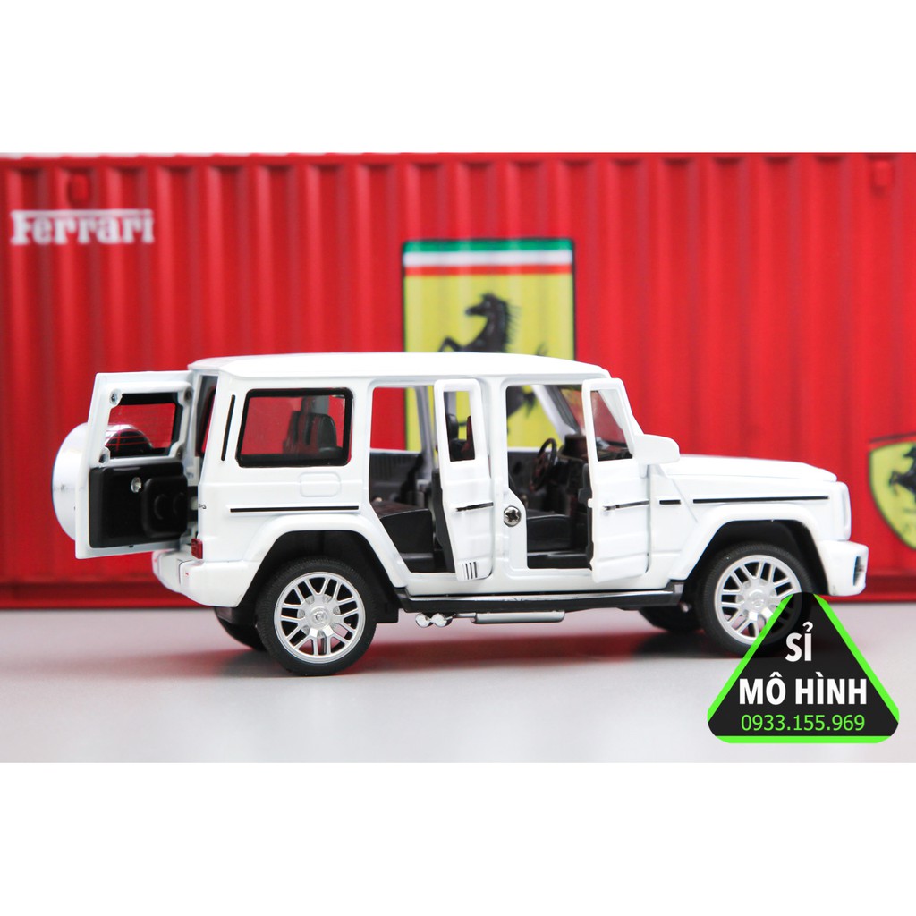 [ Sỉ Mô Hình ] Xe mô hình SUV Mercedes G63 AMG New 1:32 Trắng