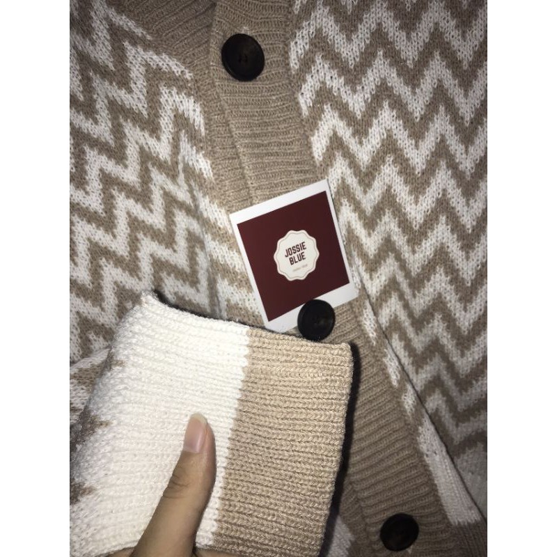 [ HÀNG ORDER ] Áo khoác Cardigan nam hoạ tiết sọc zigzag style Hàn Quốc | BigBuy360 - bigbuy360.vn