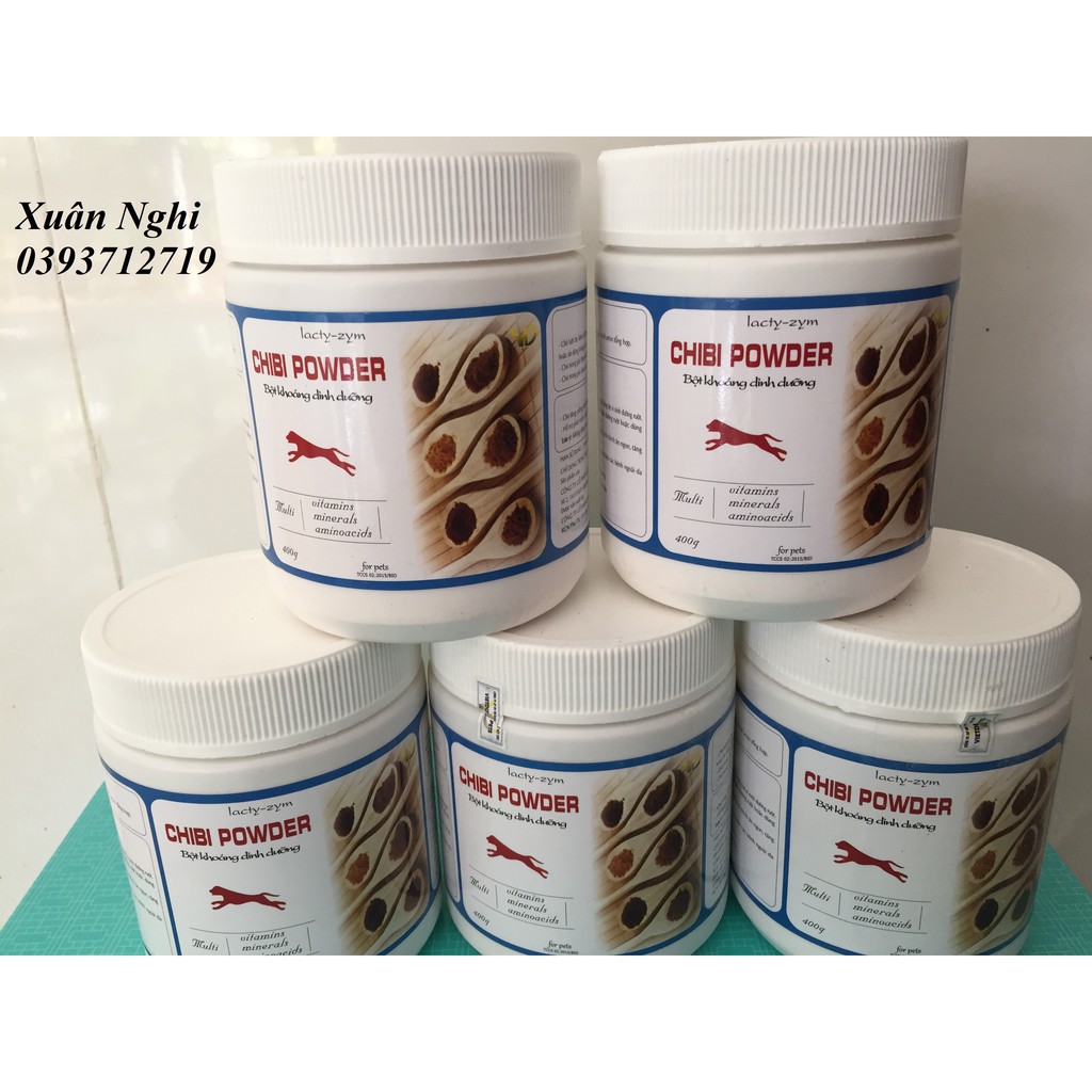 Bột khoáng dinh dưỡng cao cấp Chibi Powder - Hỗ trợ tăng tiêu hóa, tăng hấp thu, tăng cơ vận động
