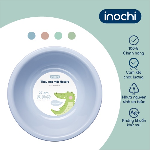 Thau rửa mặt Inochi - Notoro 21/27/32/38 cm (Nhiều màu)