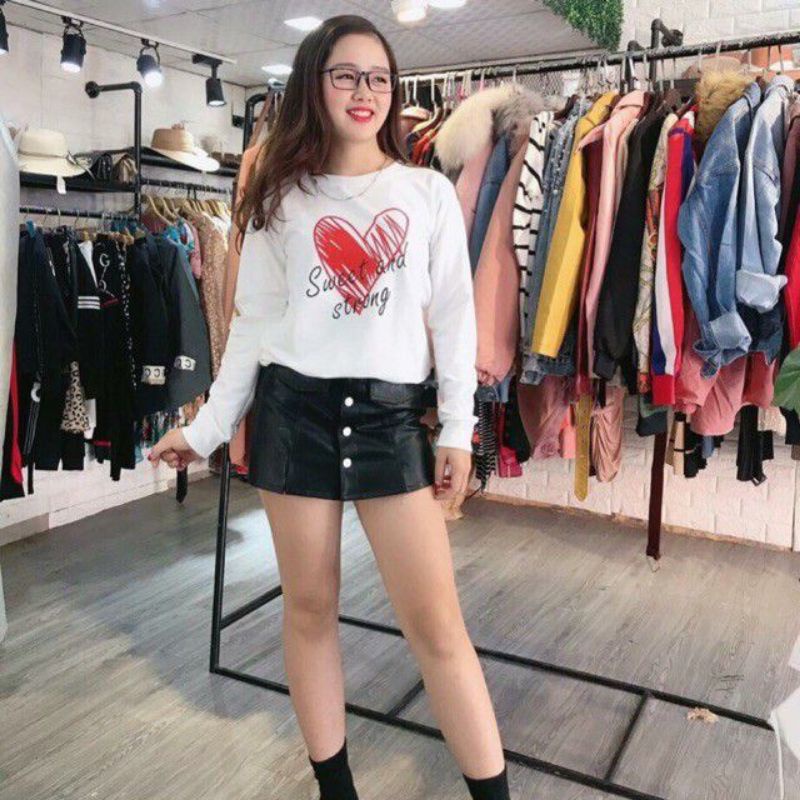 💋❤💋VIDEO ÁO NỈ BÔNG SWEATER SWEET & STRONG, ÁO NỈ ĐÔI LOẠI 1 ĐỦ MÀU ĐỦ SIZE