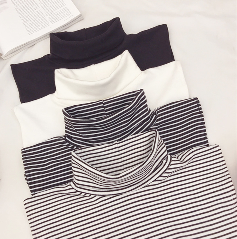 Cổ áo giả dệt kim màu trơn phối bèo tháo rời linh hoạt cho nữ