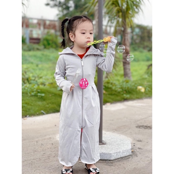 Áo Chống Nắng Toàn Thân Trẻ Em Đi Nắng Chống Tia UV Gây Hại Cho Da Không Đổ Mồ Hôi