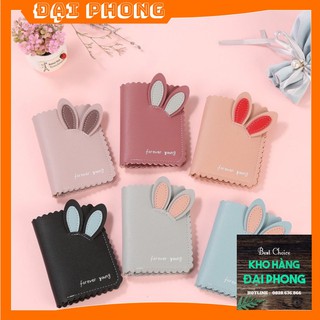 Ví nữ mini cầm tay, bóp mini tai thỏ xinh xắn