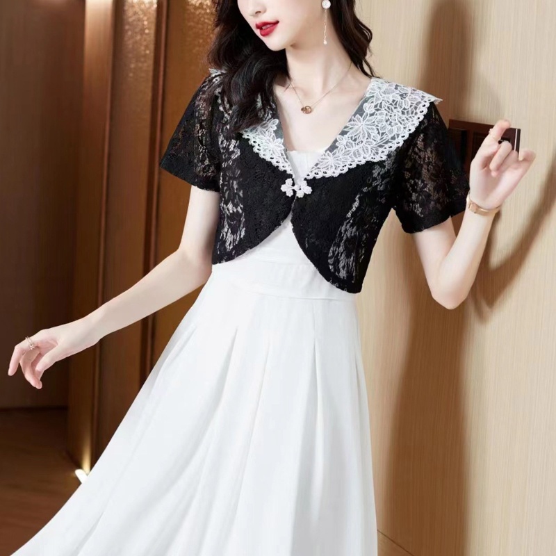 Cổ Áo Rời Cổ Áo Thêu Họa Tiết Thời Trang