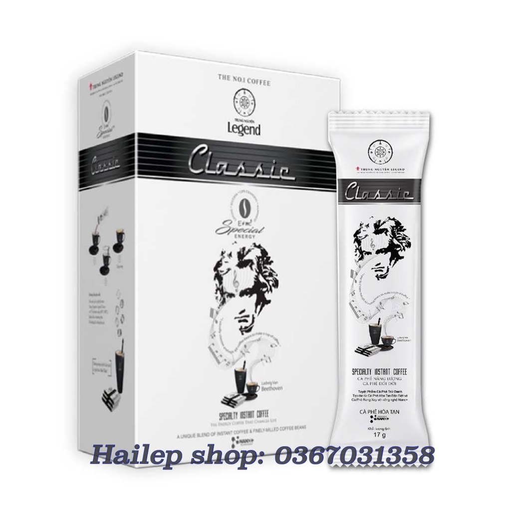 Classic B50 H12 H21_Cà phê Trung Nguyên Hòa Tan Legend Classic