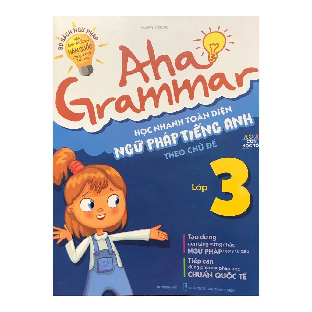 Sách - Aha Grammar học nhanh toàn diện ngữ pháp tiếng anh theo chủ đề lớp 3