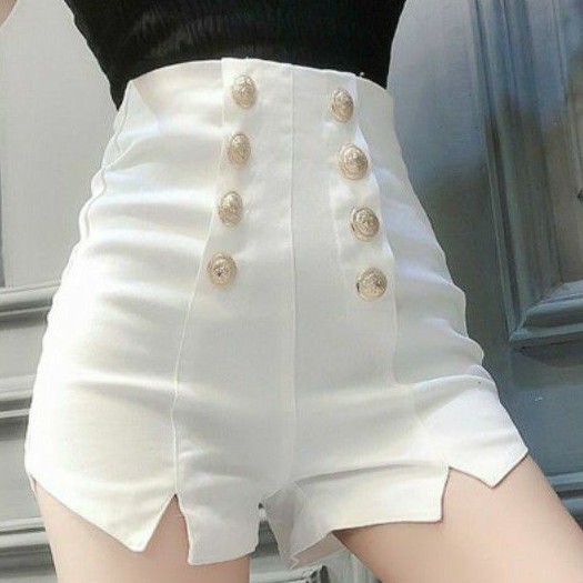 Quần shorts kaki 8 nút xẻ đùi