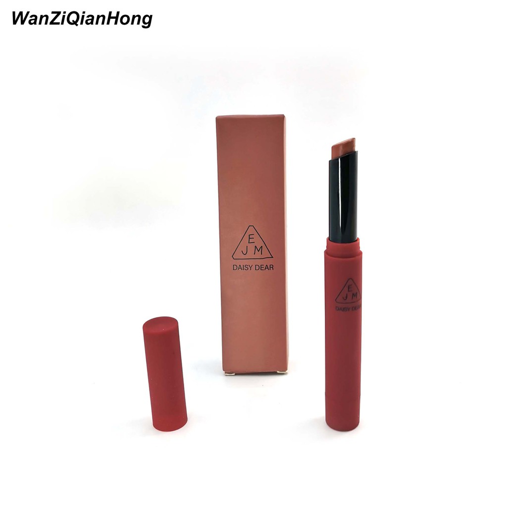 Son lì Matte lipstick Red nốt ruồi nhung dưỡng ẩm lâu trôi không thấm nước Son bóng Hàn Quốc 6 màu lipstick lip gloss South Korea 6 color