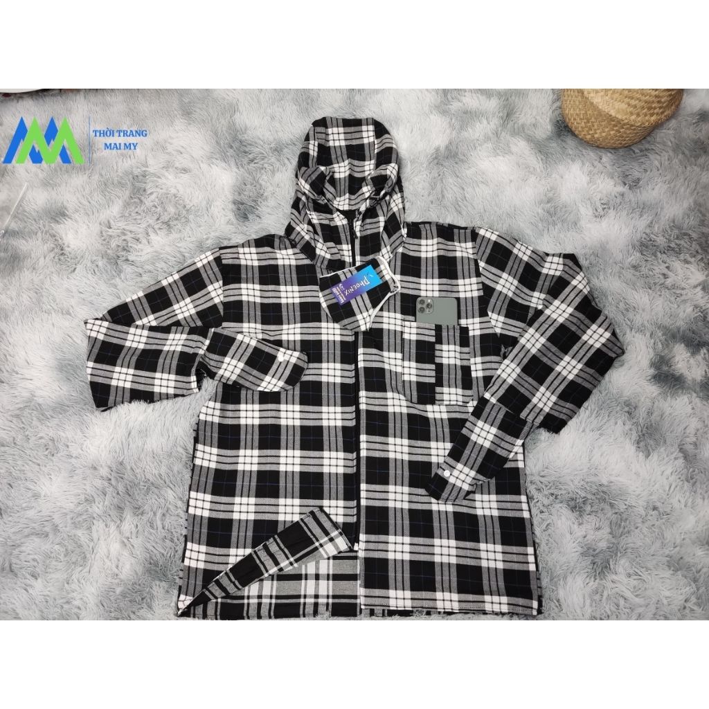 Áo chống nắng nam 2 lớp cao cấp kẻ caro , áo nắng nam kẻ chất liệu dày dặn ngăn tia UV hiệu quả