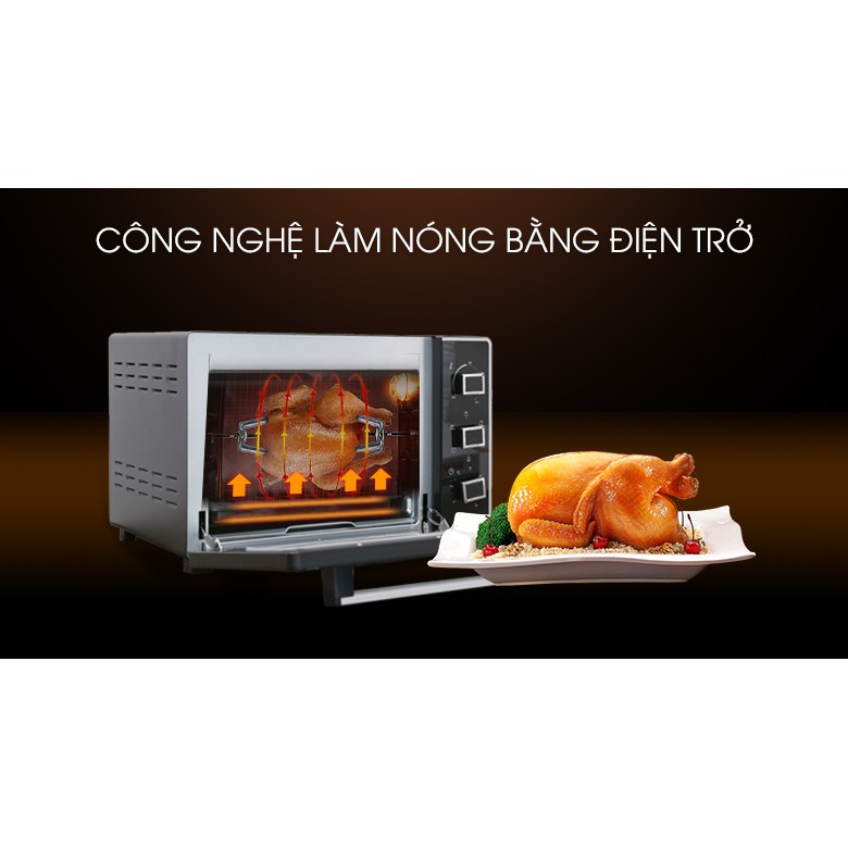 Lò nướng Sanaky VH3599S2D 35 lít (Hàng Mới 100% - Bảo hành 12 tháng chính hãng)