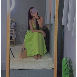 Đầm 2s xanh lá hot hit