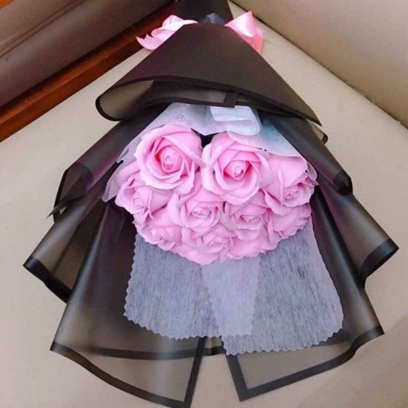 HOA HỒNG SÁP THƠM 20 BÔNG ĐỦ MÀU