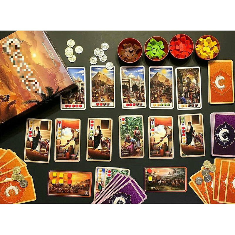 Board game Century Spice Road / Eastern Wonders | Trò chơi Con Đường Tơ Lụa phần 1+2 : khám phá lịch sử bằng game chiến thuật kinh tế Thương Lộ Gia Vị