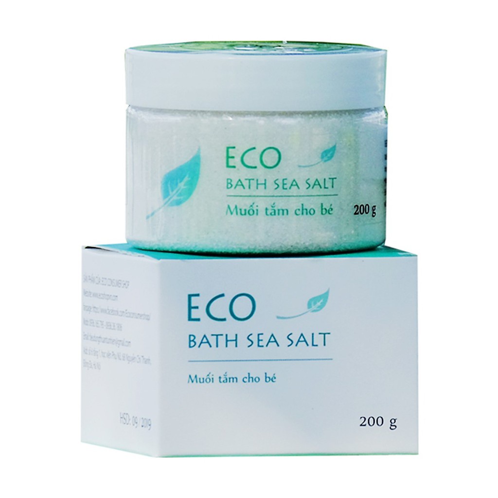 Muối Tắm Thảo Dược Trừ Rôm Sảy Mẩn Ngứa ECO 200g-400g