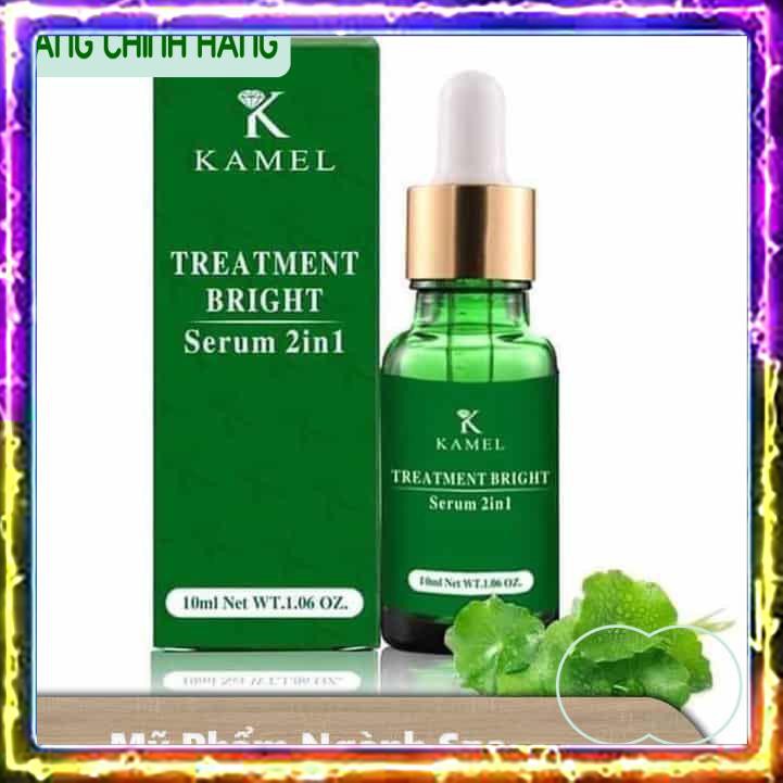 [Sẵn hàng] Treatment Bright Serum 2in1 loại bỏ thâm làm căng bóng trắng da Kamel lọ 10ml