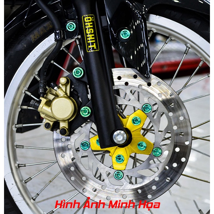 Ốc Đĩa Titan GR5 6Li15 Gắn Vario 2018 - 2022, AirBlade 150cc Đời 2020 - 2022 (Giá 1 Con) MS5319