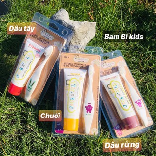 Set Bàn chải + kem đánh răng JACK N'JILL