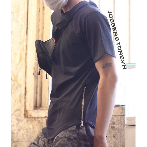 ÁO THUN TEE-SHIRT VẠT BẦU ZIP CO GIÃN 4 CHIỀU - HÌNH THẬT TỰ CHỤP 100%