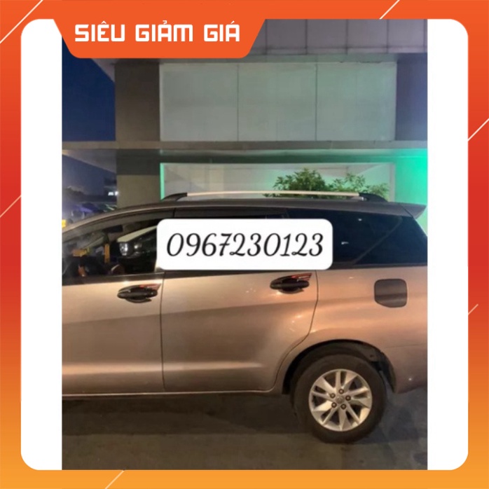 Bộ 2 Thanh Giá Nóc Ô TÔ INNOVA Hàng Dán Không Cần Khoan Ảnh Thực Tế Lên Xe