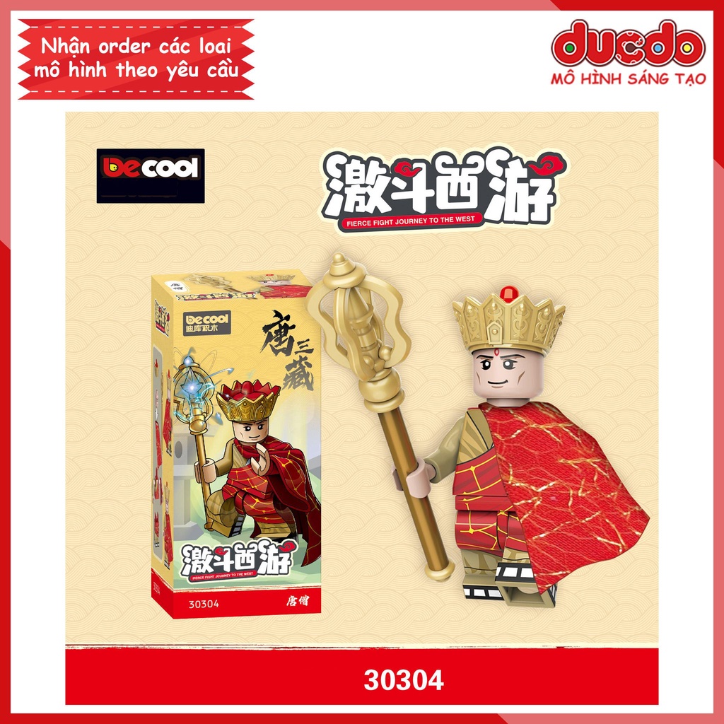 DCOOL 30301 - 30306 Minifigures các nhân vật Tây Du Ký - Đồ chơi Lắp ghép Xếp hình Mô hình Mini Tôn Ngộ Không