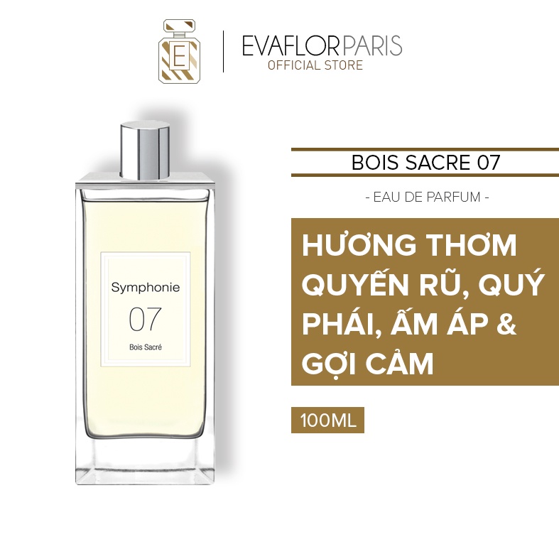 Nước hoa nữ Evaflor Symphonie Bois Sacré 07 hương thơm sang trọng, quý phái 100ml