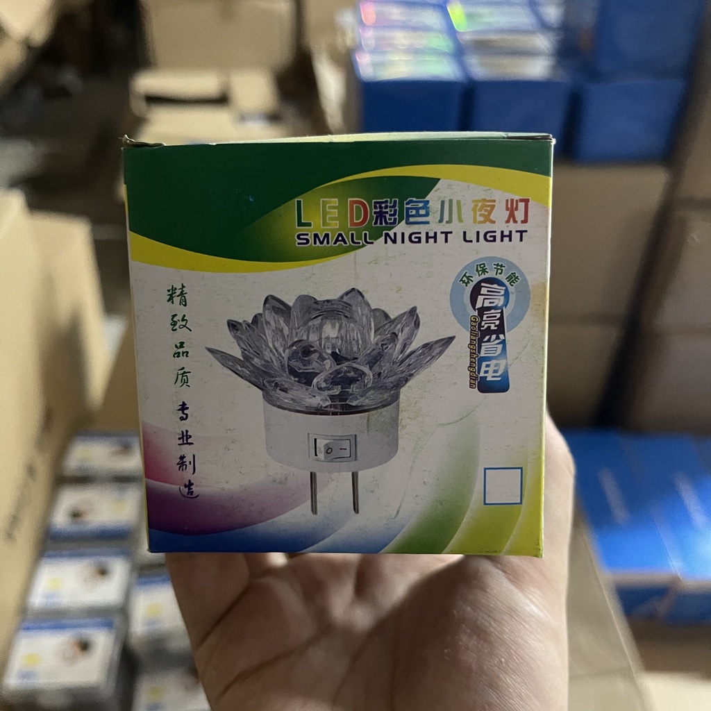 Đèn phòng ngủ Hoa sen ngũ sắc giá rẻ