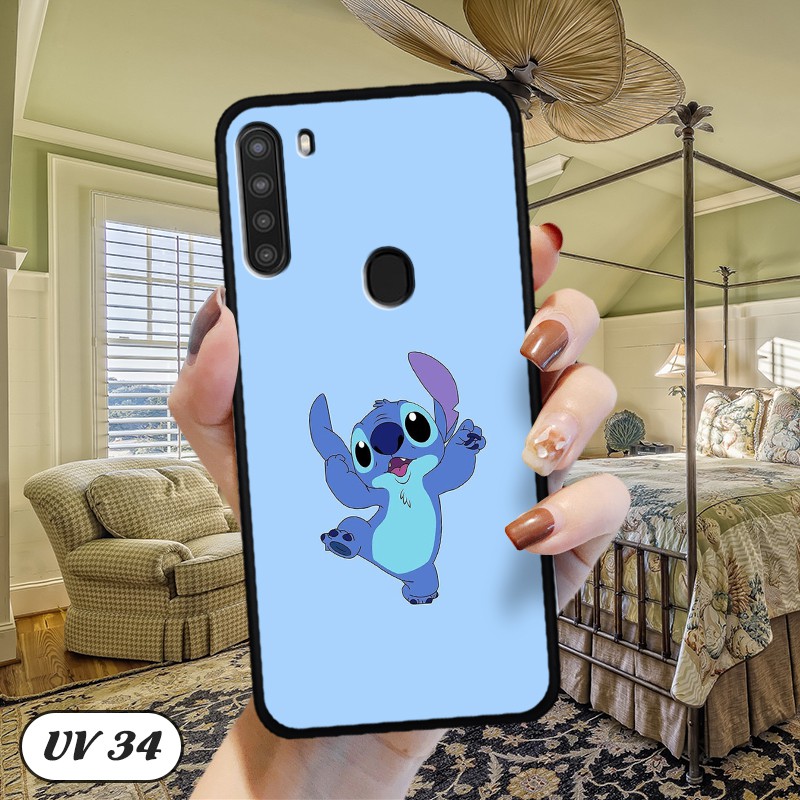 Ốp lưng nhám viền dẻo Samsung Galaxy A21 in hình