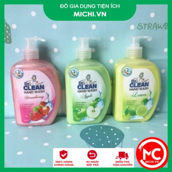Nước rửa tay dr.clean 500ml mẫu mới