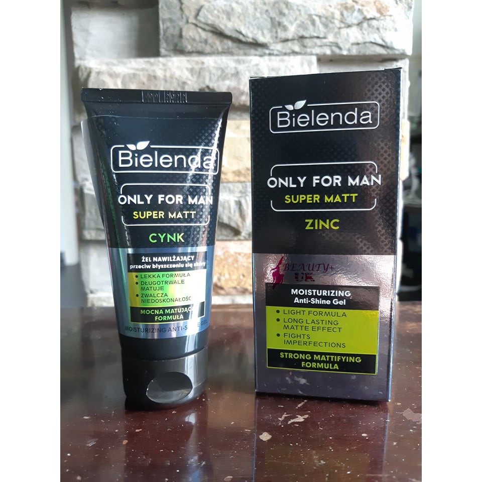 Gel dưỡng ẩm cho nam Bielenda Only For Men Moisturizing Anti-Shine Gel 50 ml