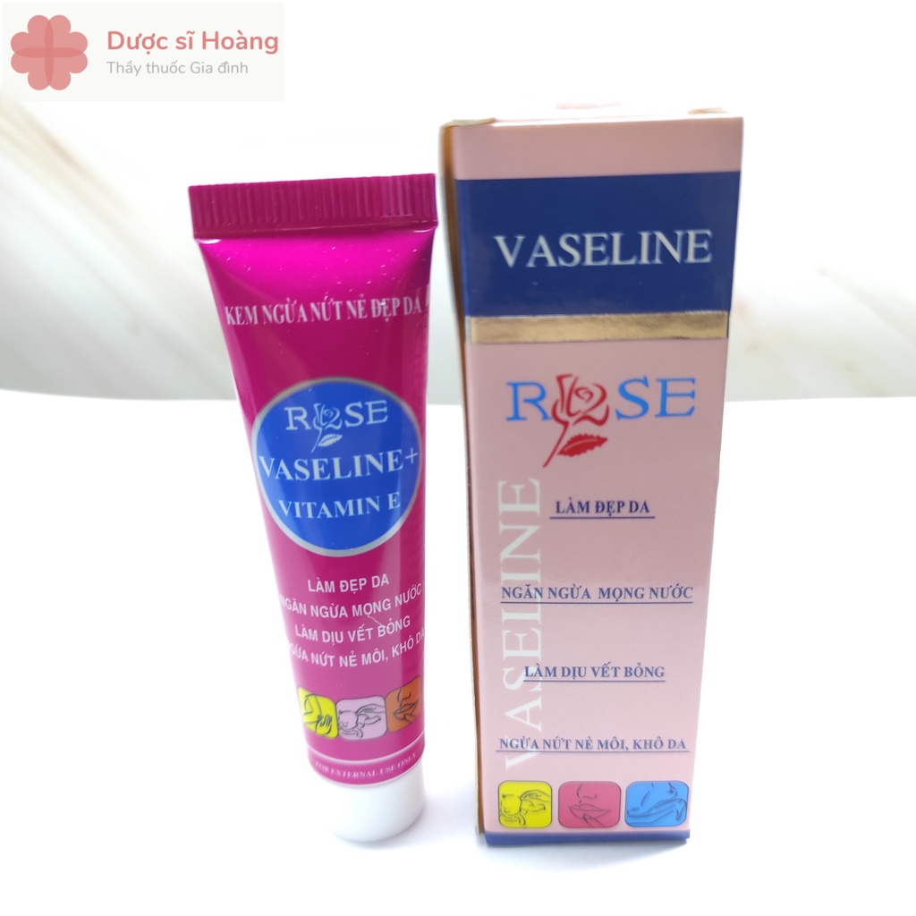 Kem Nẻ Vaseline Rose - Làm Đẹp Da, Làm Dịu Vết Bỏng