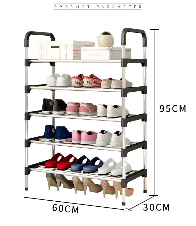 Kệ giày dép 4- 5 tầng gọn gàng loại 1giá để giày 4 5 tầng tủ sắp xếp giày, thiết kế cơ động,