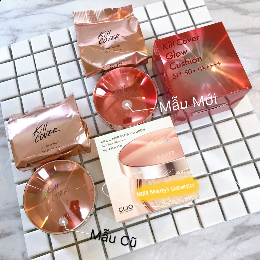[KÈM LÕI] Phấn Nước Clio Kill Cover Glow Cushion SPF50+ Pa+++ | BigBuy360 - bigbuy360.vn