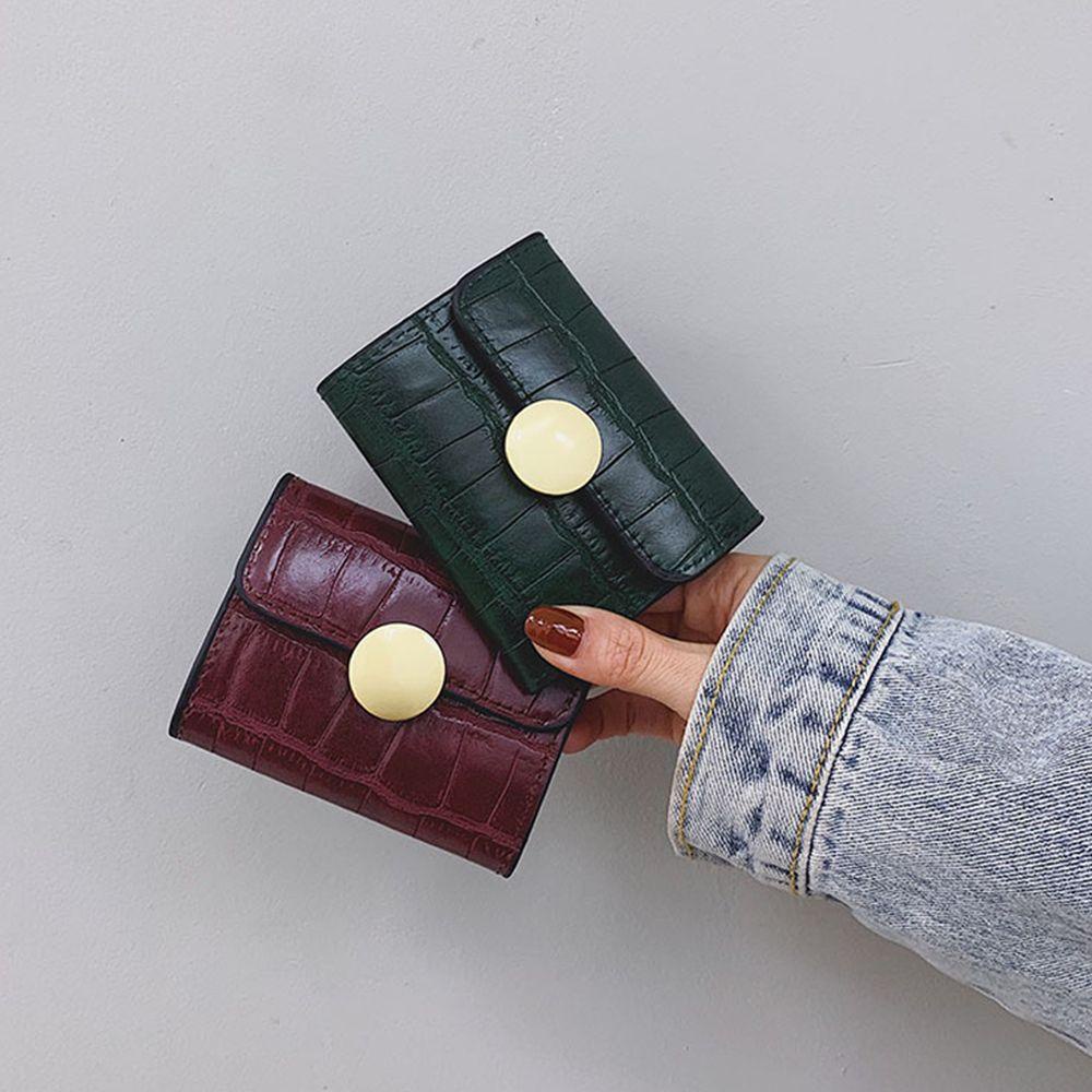 MIH Ví Đựng Thẻ Dáng Ngắn Cỡ Nhỏ Thiết Kế Sang Trọng