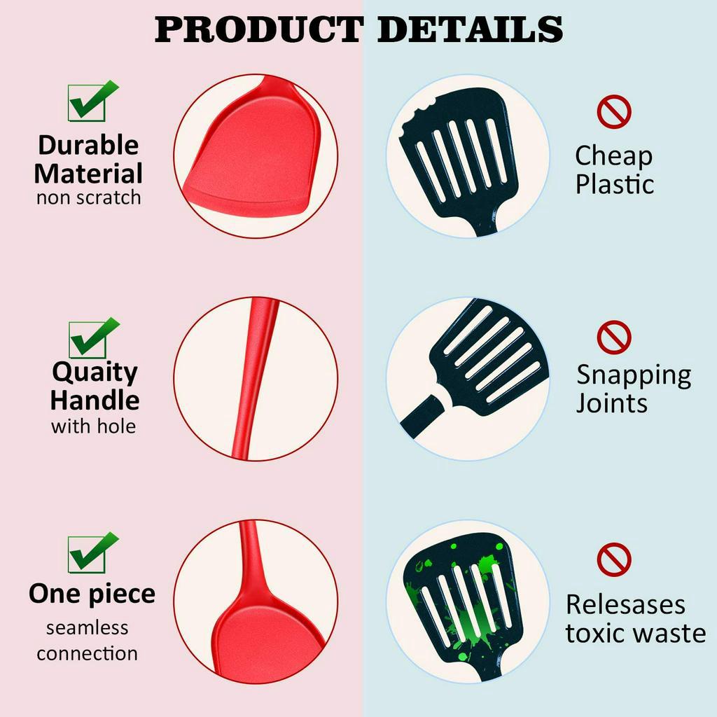 Xẻng ANAEAT Làm Từ Silicon Chống Dính Chịu Nhiệt