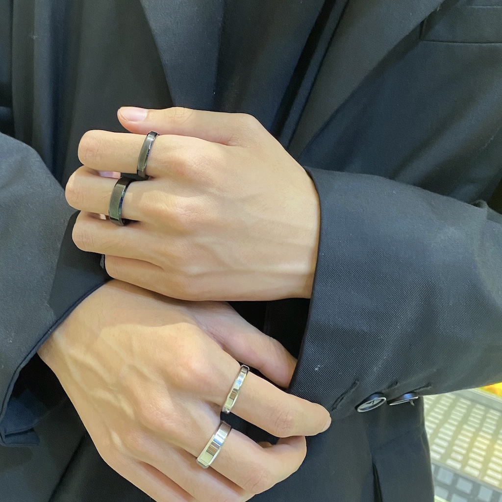 Nhẫn phong cách thời trang retro Hàn