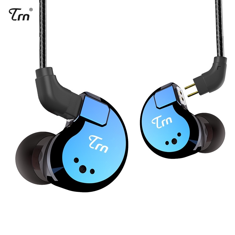 TRN V80 2DD+2BA Hybrid HIFI In Ear Earphone Sports Headphone DJ Monitor Eadbud