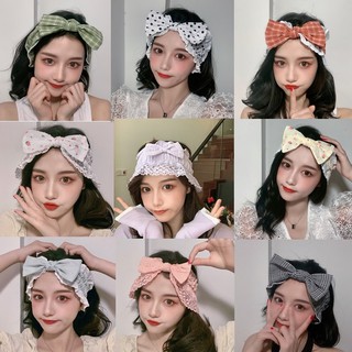 Băng đô make up, băng đô vải rửa mặt cho bạn gái nhiều họa tiết ngẫu nhiên được chọn màu