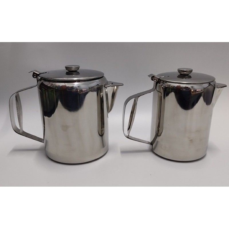 Ca Inox có nắp ,đúng coffee, trà đánh sữa tạo bọt inox 1,5L -2L-3L