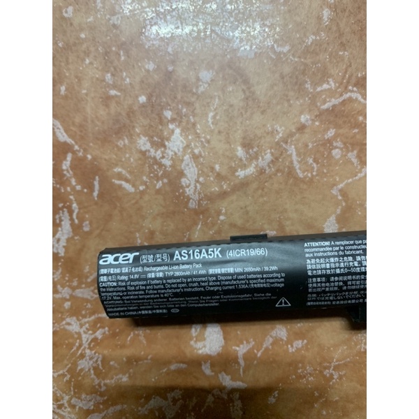 xác pin laptop acer as16a5k pin xác ae lấy vỏ board cell