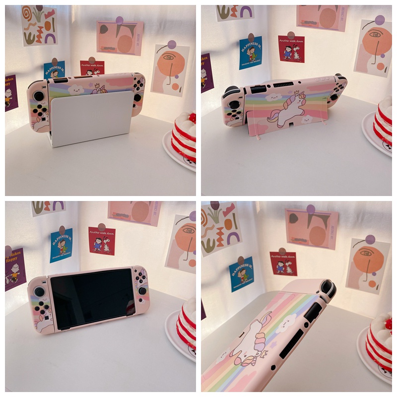 Vỏ Bảo Vệ Nintendo Switch Oled Bằng TPU Họa Tiết Hoạt Hình Oled