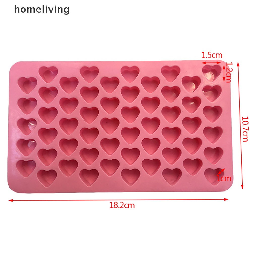 Khuôn Silicone Làm Đá / Sô Cô La / Bánh Kẹo Hình Trái Tim Mini 3D DIY